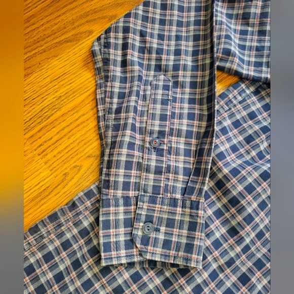 Fox Men's Plaid Button-Down Long Sleeve Shirt Size M - Classic Casual Style A78 - Picture 5 of 12